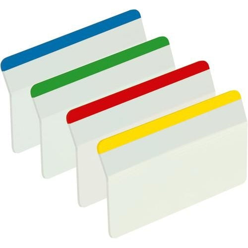 Post-it Index Angled Filing Tabs Assorted (Pack of 24)