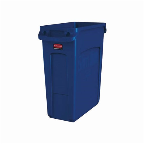 Rubbermaid Slim Jim Vented Container 60L Blue