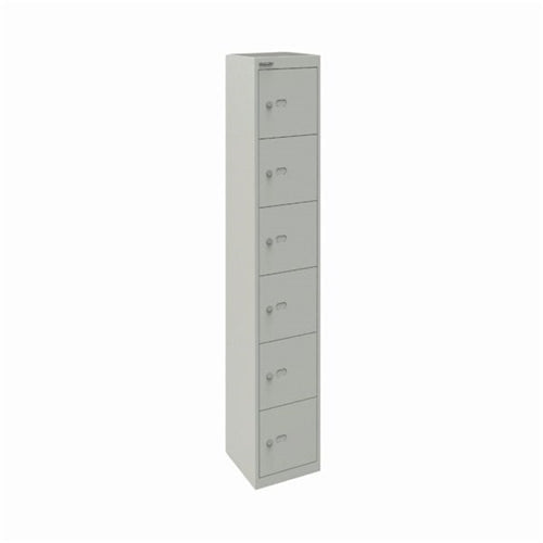 Bisley 6 Door Locker 305x305x1802mm Goose Grey