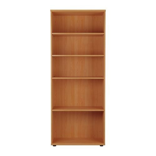 Jemini Wooden Bookcase 800x450x2000mm Beech