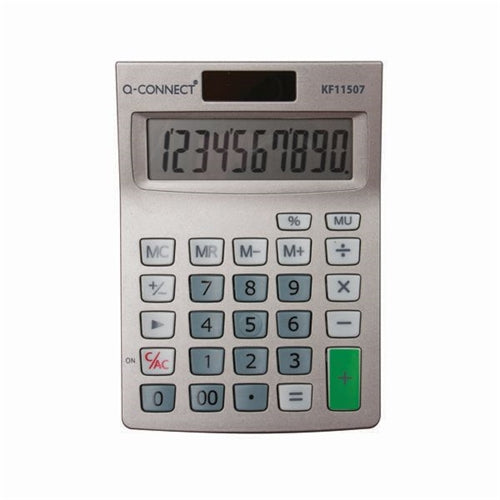 Q-Connect Semi-Desktop 10-Digit Calculator