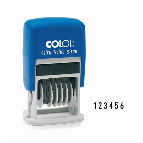 Colop S126 Numberer 4mm Self Inking Stamp