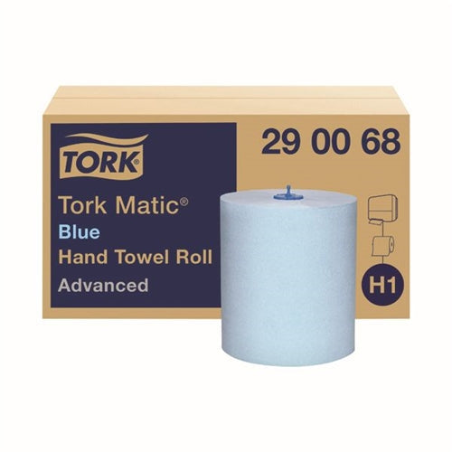 Tork Matic Hand Towel H1 Blue 150m (Pack of 6)