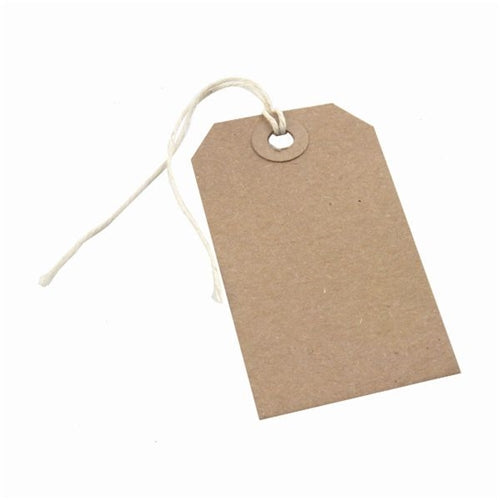 Strung Tag 146x73mm Buff (Pack of 1000)