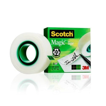 Scotch Magic Tape 810 Solvent-Free 19mmx33m Transparent