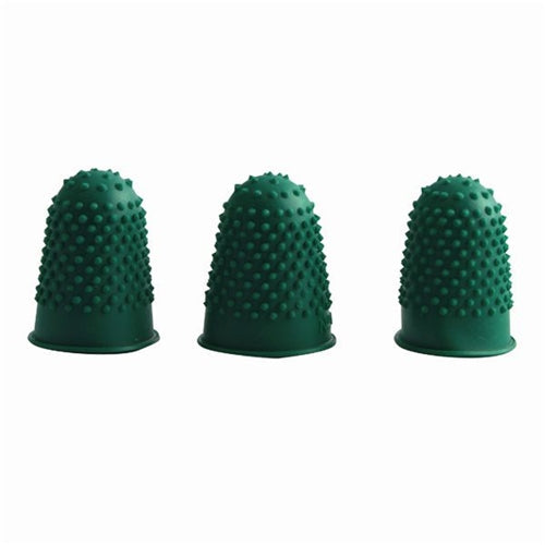 Q-Connect Thimblettes Size 0 Green (Pack of 12)