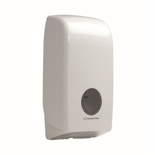 Aquarius Bulk Pack Toilet Tissue Dispenser White