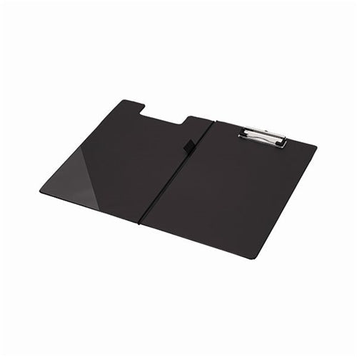 Q-Connect PVC Foldover Clipboard Foolscap Black