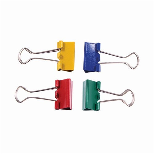 Q-Connect Foldback Clip 24mm Assorted (Pack of 10)