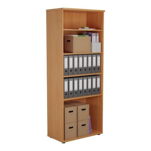 Jemini Wooden Bookcase 800x450x2000mm Beech