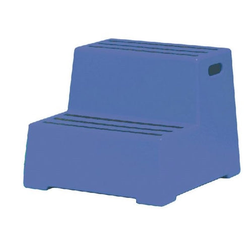 Plastic Safety Step 2 Tread Blue