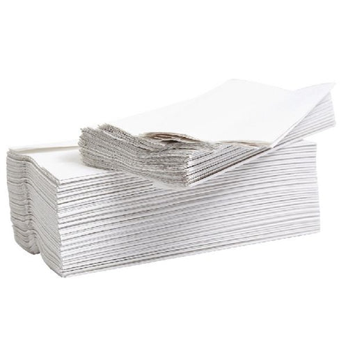 2Work Hand Towel 2-Ply Flushable White (Pack of 2430)