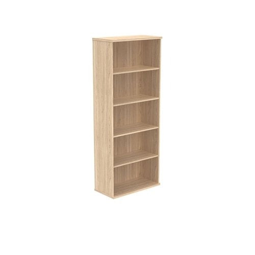 Polaris Bookcase 4 Shelf 800x400x1980mm Canadian Oak