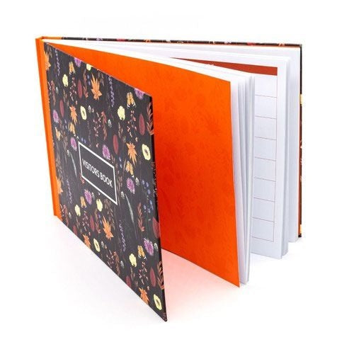 Pukka Pad Bloom Visitors Book Black