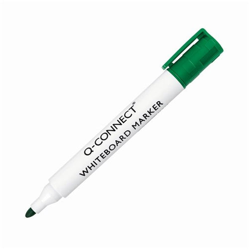 Q-Connect Drywipe Marker Pen Green (Pack of 10)