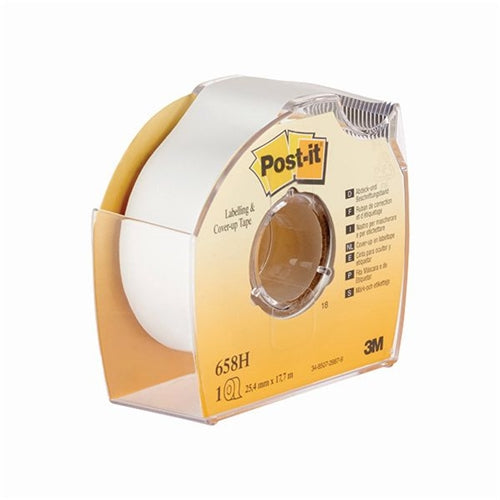 Post-it Cover Up and Labelling Tape 25.4mmx17.7m Low Tack