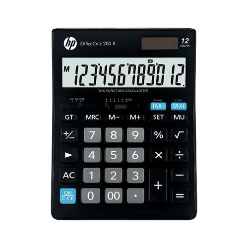 HP OfficeCalc 200 II 12 Digit Desktop Calculator