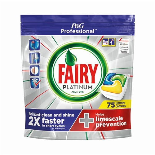 Fairy Platinum Original Dishwasher Capsules (Pack of 75)