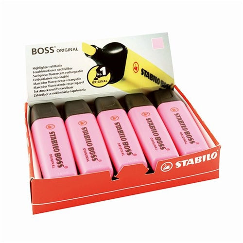 Stabilo Boss Original Highlighter Pink (Pack of 10)