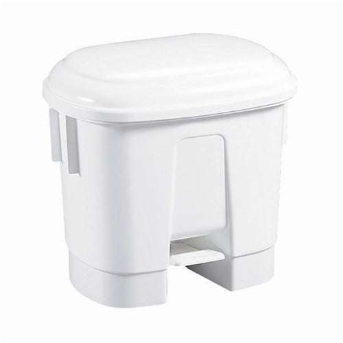 Derby Plastic Pedal Bin 30L White