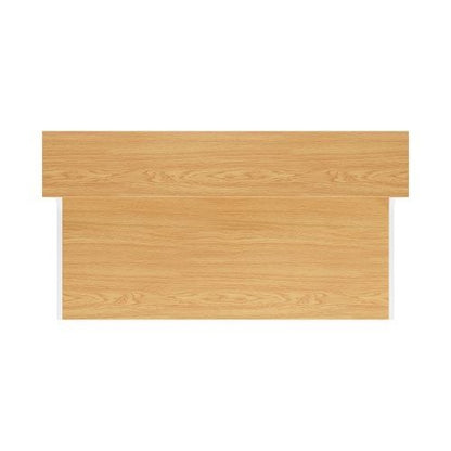 Jemini Reception Unit 1600x800x740mm Nova Oak/White