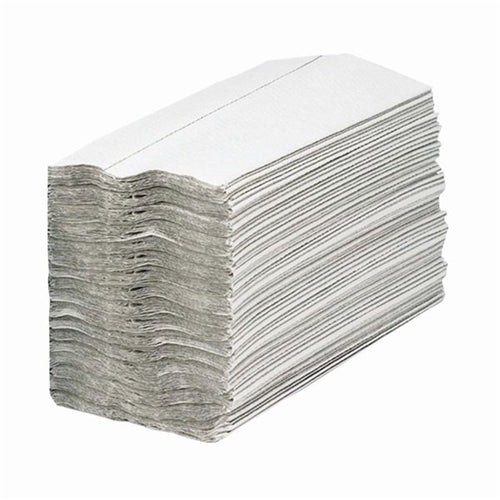 2Work 1-Ply C-Fold Hand Towels White (Pack of 2880)