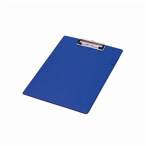 Q-Connect PVC Single Clipboard Foolscap Blue (1 item)