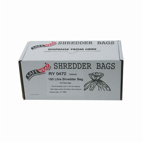 Safewrap Shredder Bag 150 Litre (Pack of 50)