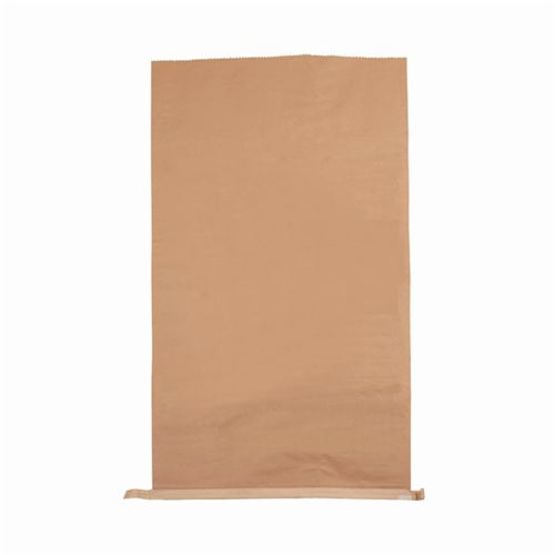 Plain Paper Waste Sack 485x150x910mm Brown (Pack of 50)