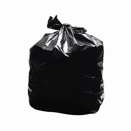 2Work Light Duty Refuse Sack Black (Pack of 200)