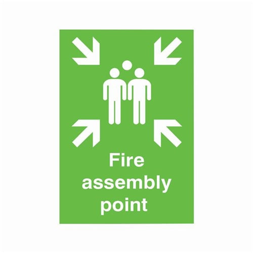 Safety Sign Fire Assembly Point A2 PVC FR04548R