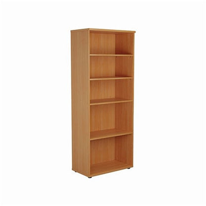 Jemini Wooden Bookcase 800x450x2000mm Beech