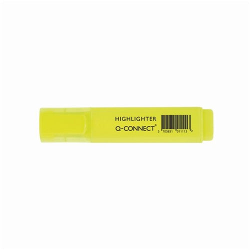 Q-Connect Yellow Highlighter Pen (Pack of 10)