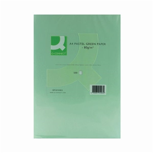 Q-Connect Green A4 Copier Paper 80gsm (Pack of 500)