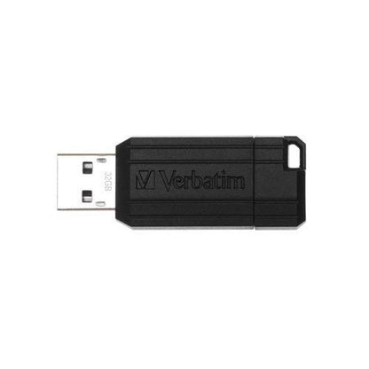 Verbatim Pinstripe USB Drive 32GB Black