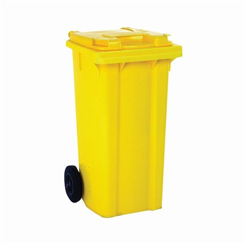 Wheelie Bin 120 Litre Yellow (W480xD555xH930mm)