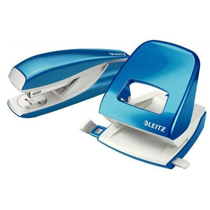 Leitz NeXXt WOW Metal Office Hole Punch Metallic Blue