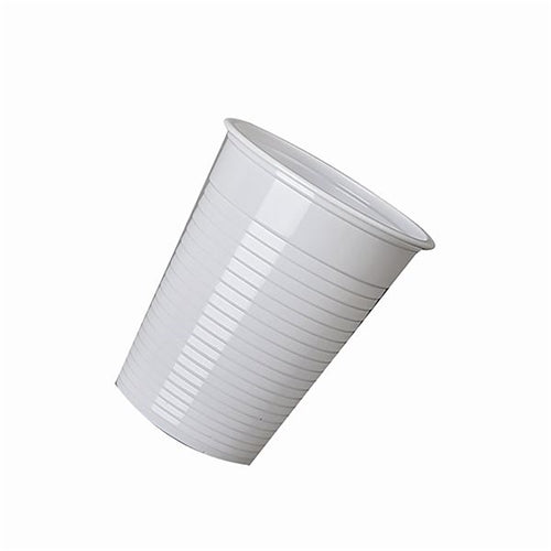 Mycafe Plastic Disposable Cups 7oz White (Pack of 2000)