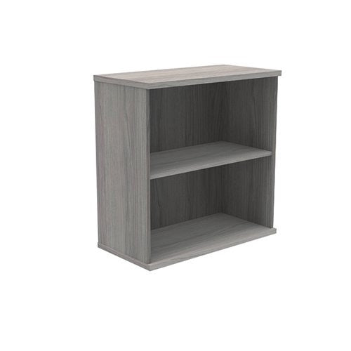 Polaris Bookcase 1 Shelf 800x400x816mm Alaskan Grey Oak