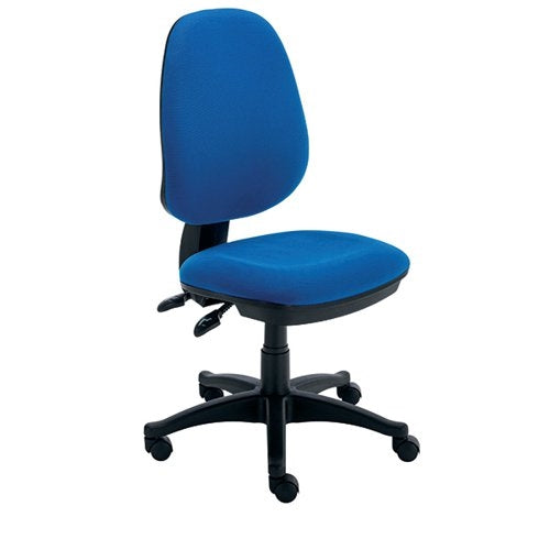 Astin Nesta Operator Chair 2 Lever Upholstered 590x900x1050mm Royal Blue