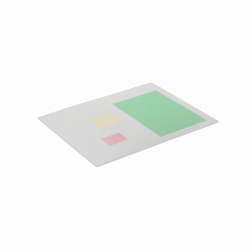 Durable Desk Mat with Contoured Edges 530x400mm Polypropylene Transparent