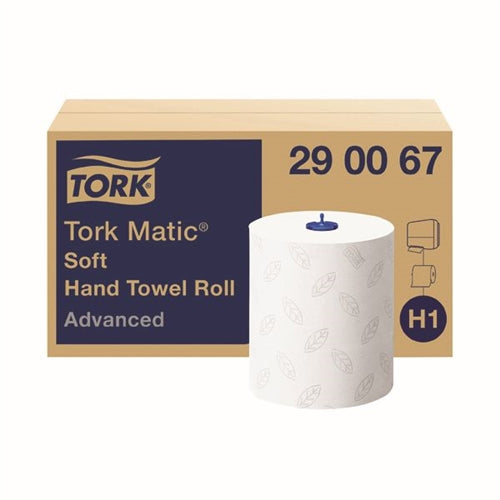 Tork Matic Hand Towel H1 White 150m (Pack of 6)