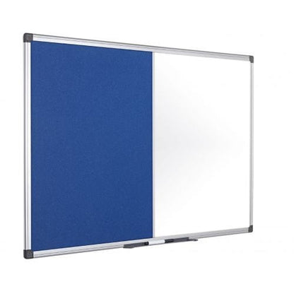 Bi-Office Drywipe and Felt Combination Board 1200x900mm