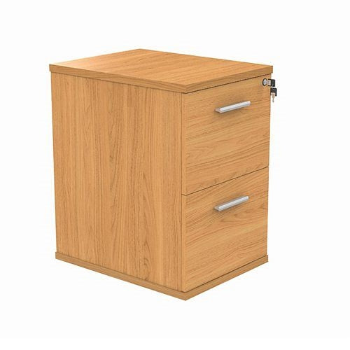 Astin 2 Drawer Filing Cabinet 540x600x710mm Norwegian Beech