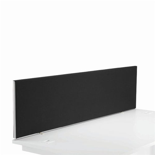 First Desk Mounted Screen 1800x25x400mm Special Black