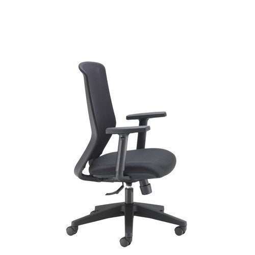 Arista Tekna High Back Executive Chair 670x630x945-1065mm Mesh Back Black