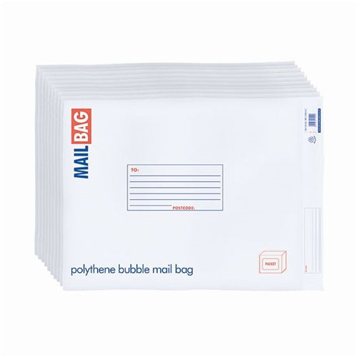 County Stationery Poly Bubble Envelopes Jumbo 500x650 (Pack of 10)