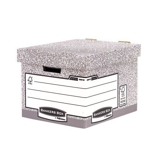 Bankers Box Storage Box Grey Standard (Pack of 10)