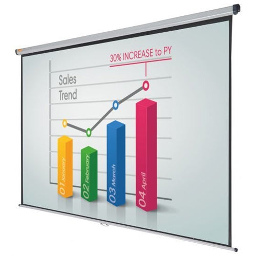 Nobo Projection Screen Wall Mounted 2400x1813mm