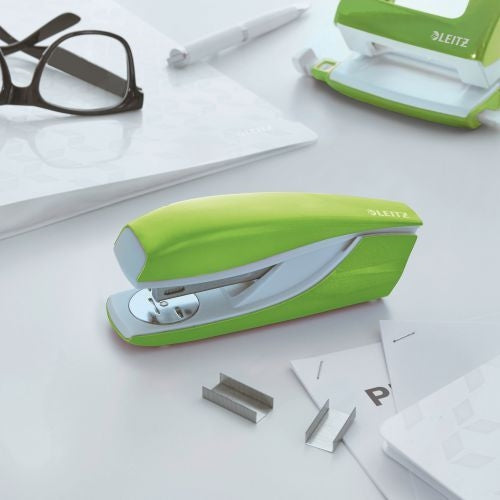 Leitz NeXXt WOW Metal Office Stapler 30 sheets Green